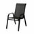 Marbueno Gartenstuhl Stahl Schwarz 91X54X65 cm 10467
