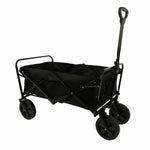 Marbueno Faltbarer Multiuswagen Stahl 150 KG Schwarz Garten, Strand, Camping 86X50X59 cm