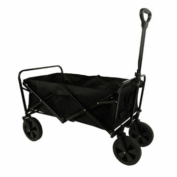 Marbueno Faltbarer Multiuswagen Stahl 150 KG Schwarz Garten, Strand, Camping 86X50X59 cm
