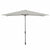 Marbueno Sonnenschirm Stahl 8 Streben 200x300 cm Polyester Weiß Garten, Pool, Terrasse