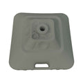Marbueno Base Sonnenschirm Quadrat Kunststoff 45x45x27 cm 30L Weiß Garten 10498