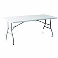 Marbueno Klappbarer Tisch Resina Weiß 180X74X74 cm Catering, Strand & Camping 10528