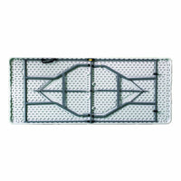 Marbueno Klappbarer Tisch Resina Weiß 180X74X74 cm Catering, Strand & Camping 10528