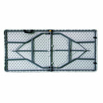 Marbueno Klapptisch Resina Weiß 180X70X74 cm Catering, Strand und Camping 10529