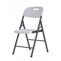 Marbueno Klappstuhl Resina Weiß 44x53x83 cm Catering, Strand und Camping 10531