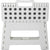 Marbueno Klapphocker Kunststoff Farbmix 33x26,5x27 cm Garten 10534