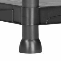 Marbueno Regal 5 Böden Kunststoff Schwarz 61x31x171 cm Garten 10538