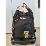 Schulrucksack mit Rädern Fortnite Durrr Schwarz 44 x 30 x 20 cm