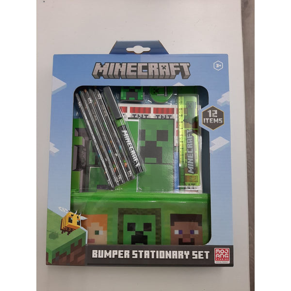 Papierwaren-Set Minecraft 29,5 x 25 x 3 cm 12 Stücke