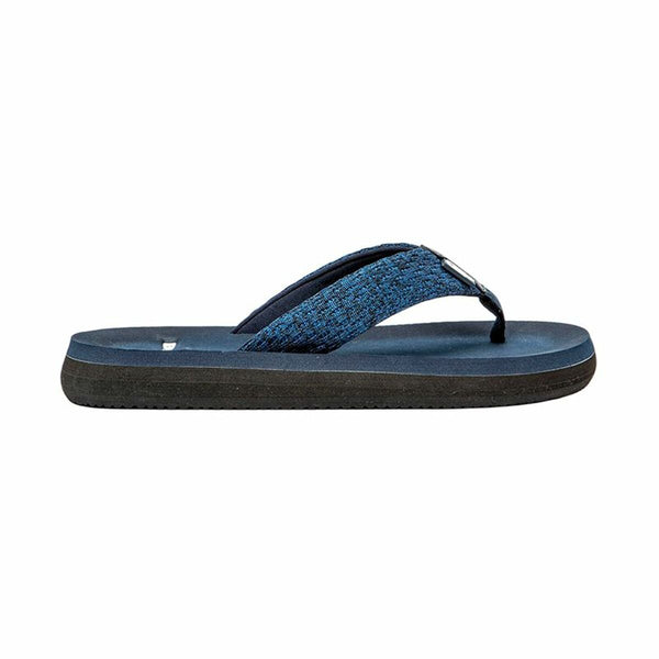 Flip Flops für Männer Brasileras Puff Marbled Blau