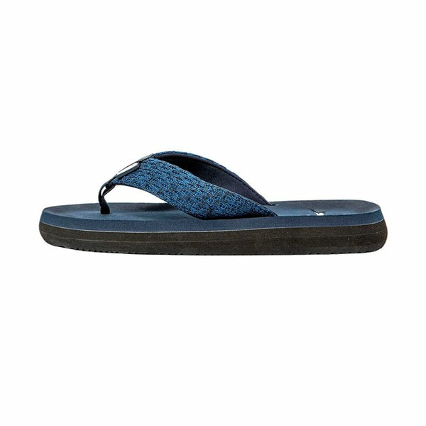 Flip Flops für Männer Brasileras Puff Marbled Blau