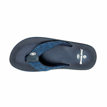 Flip Flops für Männer Brasileras Puff Marbled Blau