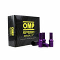 Set Muttern OMP 27 mm Violett 20 uds M12 x 1,25