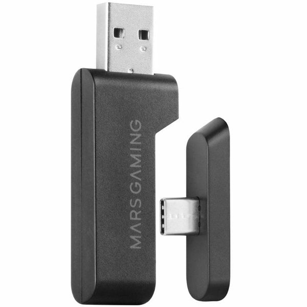 Gaming Headset mit Mikrofon Mars Gaming MHWPRO Schwarz