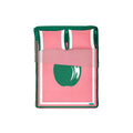 Bettwäsche-Set Benetton grün Rosa Apfel 4 Stücke
