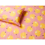 Bettwäsche-Set Benetton Gelb Rosa Standard Apfel 4 Stücke