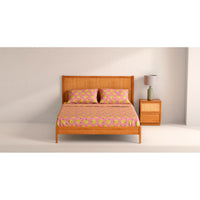 Bettwäsche-Set Benetton Gelb Rosa Standard Apfel 4 Stücke