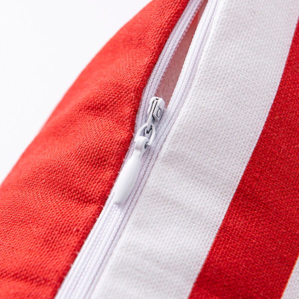 Kissen Benetton Weiß Rot Kirschen 40 x 40 cm karriert