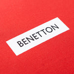 Kissen Benetton Weiß Rot Kirschen 40 x 40 cm karriert