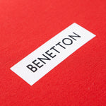 Kissen Benetton Gelb Rot Apfel 40 x 40 cm karriert