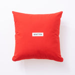 Kissen Benetton Gelb Rot Apfel 40 x 40 cm karriert