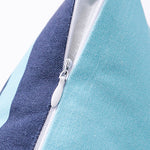 Kissen Benetton Blau Birne 40 x 40 cm karriert