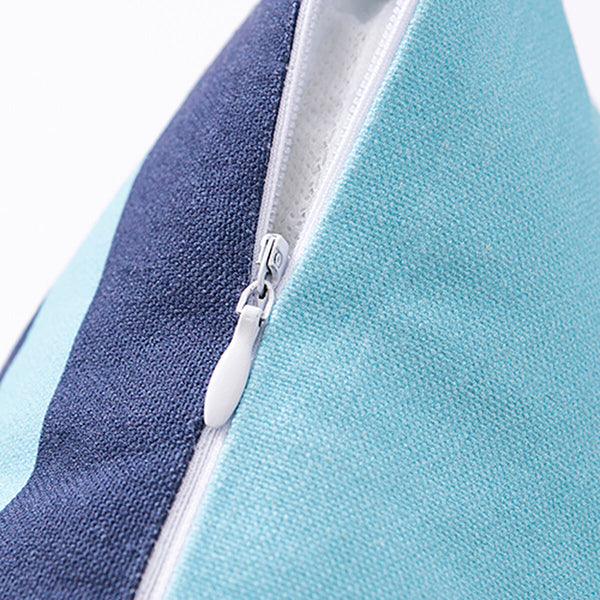 Kissen Benetton Blau Birne 40 x 40 cm karriert