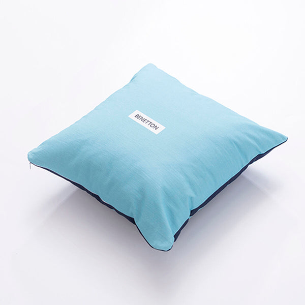 Kissen Benetton Blau Birne 40 x 40 cm karriert