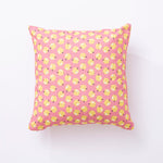 Kissen Benetton Gelb Rosa Apfel 40 x 40 cm karriert