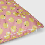 Kissen Benetton Gelb Rosa Apfel 40 x 40 cm karriert