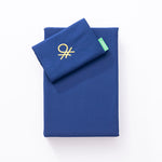Bettwäsche-Set Benetton Blau individuell 3 Stücke