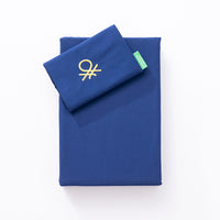 Bettwäsche-Set Benetton Blau individuell 3 Stücke