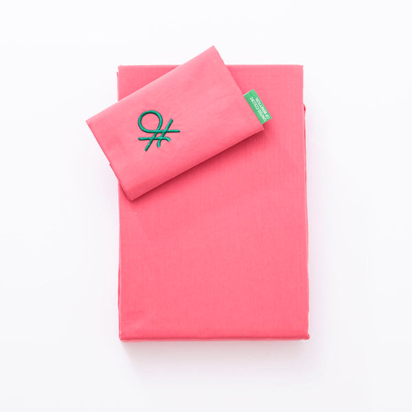 Bettwäsche-Set Benetton Rosa individuell 3 Stücke