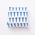 Kissen Benetton Blau Weiß Mohrrübe 40 x 40 cm