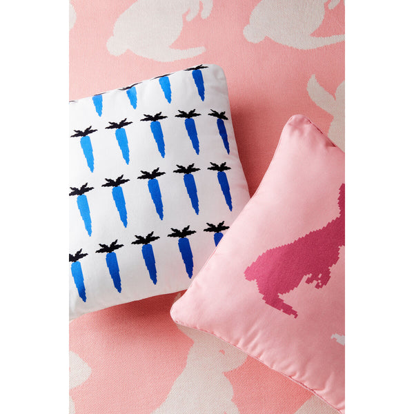 Kissen Benetton Blau Weiß Mohrrübe 40 x 40 cm