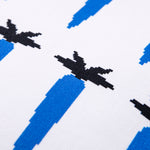 Kissen Benetton Blau Weiß Mohrrübe 40 x 40 cm