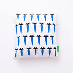 Kissen Benetton Blau Weiß Mohrrübe 40 x 40 cm