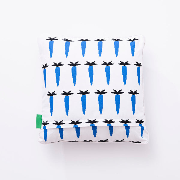 Kissen Benetton Blau Weiß Mohrrübe 40 x 40 cm