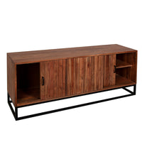 Anrichte Romimex Braun Akazienholz 40 x 60 x 140 cm