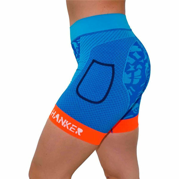 Damen-Sportshorts Hanker Shiwa  Blau