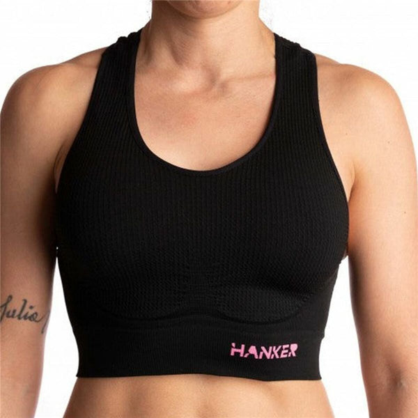 Sporttop für Frauen Hanker Cane  Schwarz Running