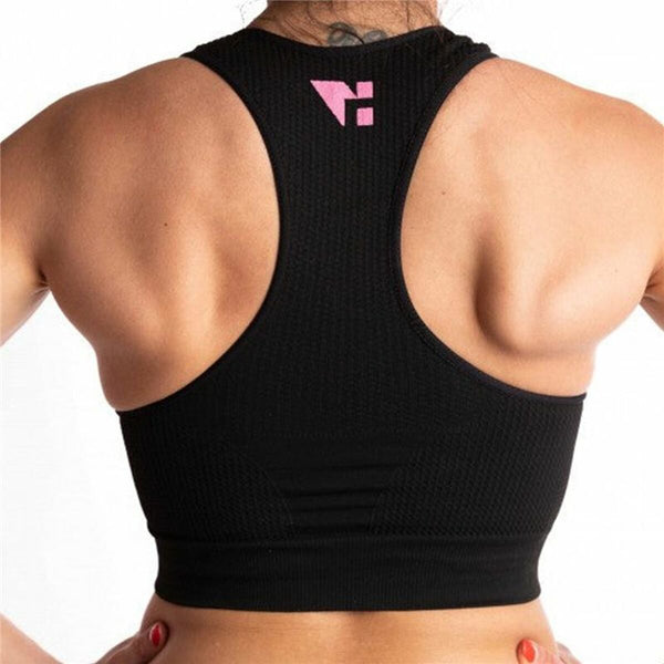 Sporttop für Frauen Hanker Cane  Schwarz Running