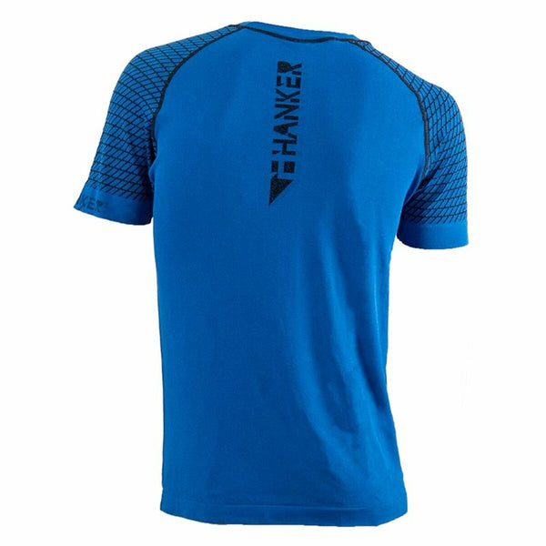 Herren Kurzarm-T-Shirt Hanker Kampo Blau