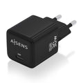 Wandladegerät Aisens PD3.0 QD4.0 Weiß Schwarz 30 W