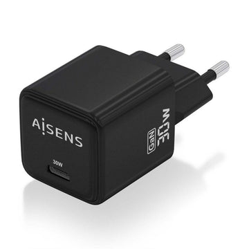 Wandladegerät Aisens PD3.0 QD4.0 Weiß Schwarz 30 W