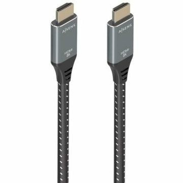 HDMI Kabel Aisens A150-0878 10 m Schwarz/Grau