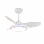 Deckenventilator CristalRecord STEL EVO MINI RGB RETRAC Durchsichtig