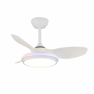 Deckenventilator CristalRecord STEL EVO MINI RGB RETRAC Durchsichtig