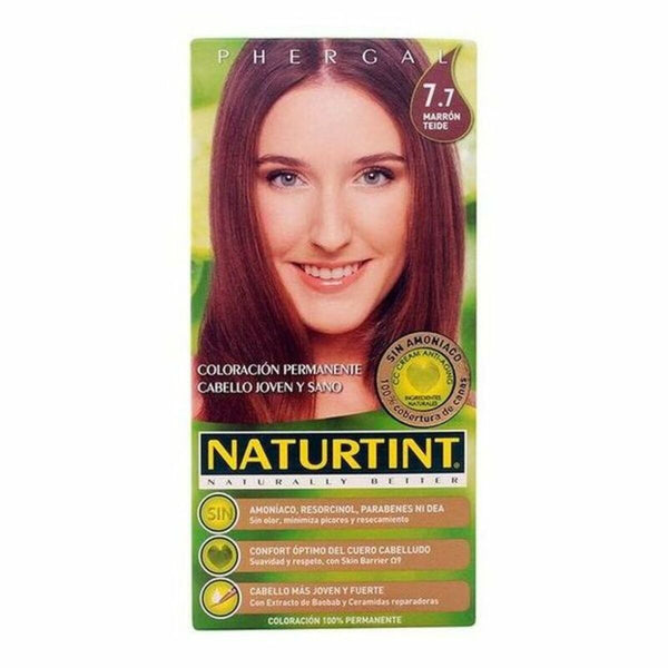 Amoniakfreie Färbung Naturtint Naturtint Teidebraun Nº 7.7 Marron Teide Nº 7.7-Marron Teide 170 ml