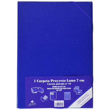 Faltblatt Mariola Blau